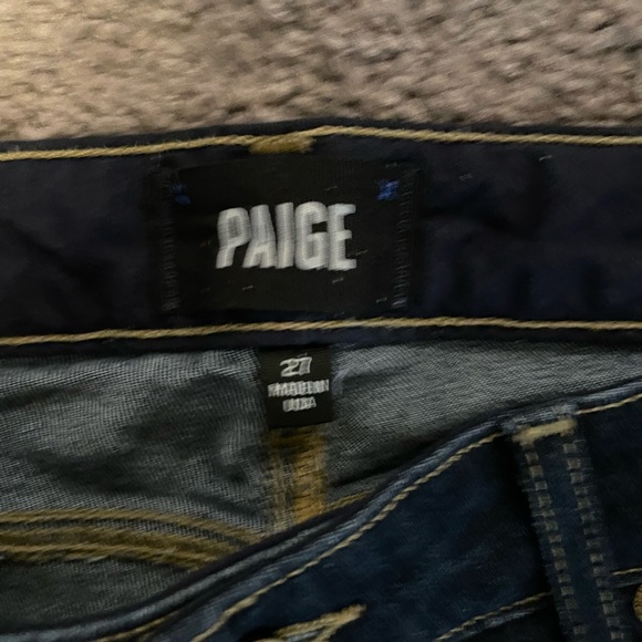 Paige Skyline Crop Jeans. 27 - Picture 5 of 7